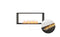 Ecosmart Fire Flex 50DB Double Sided Fireplace Insert - Black Finish / Black Burner - ESF.FX.50DB.B